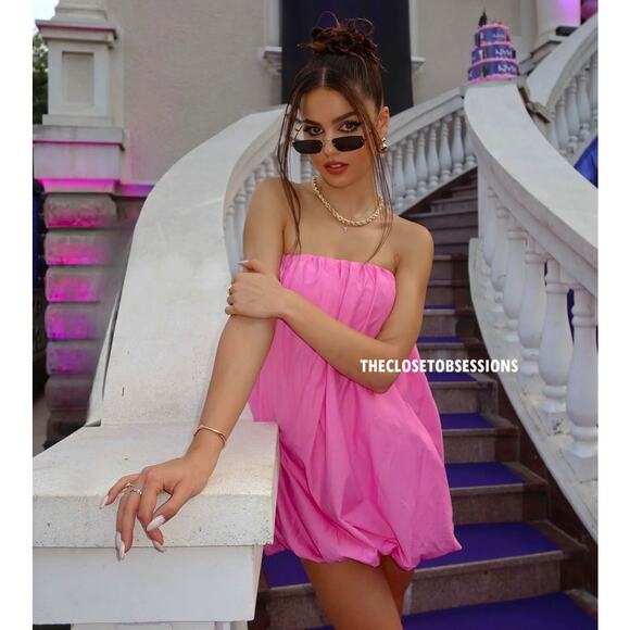 ZARA BLOGGER FAVE!!! Strapless Mini Dress NWT - Picture 9 of 16